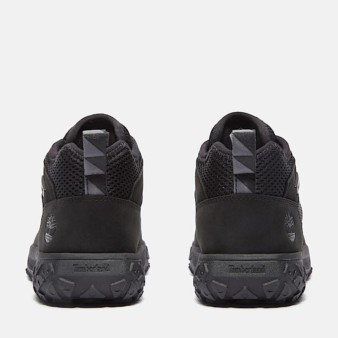 GreenStride Motion 6 Mid Trainer for Junior in Black TBL Black ALT5