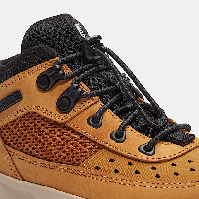 GreenStride Motion 6 Mid Bungee Trainer for Youth in Yellow TBL Yellow ALT7