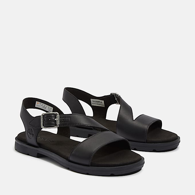 Sandalias con tira trasera Calista Bay para mujer en negro