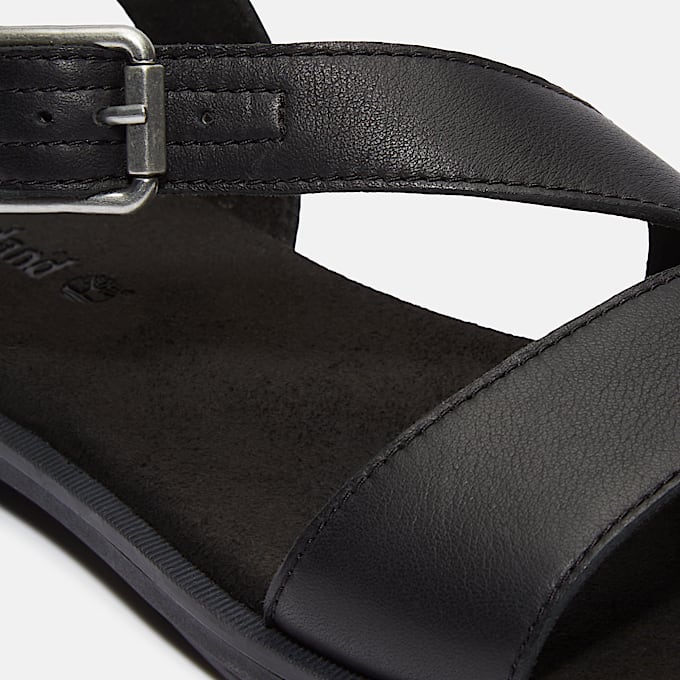 Sandalias con tira trasera Calista Bay para mujer en negro