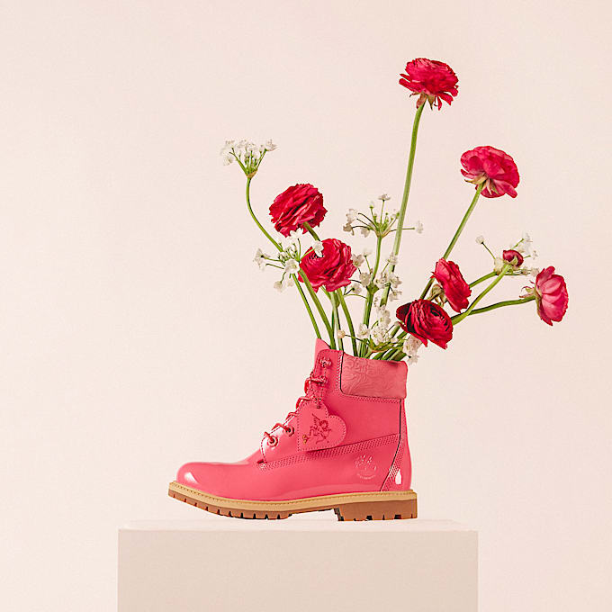 Timberland® Premium 6-Inch Waterproof Boot for Women in Pink