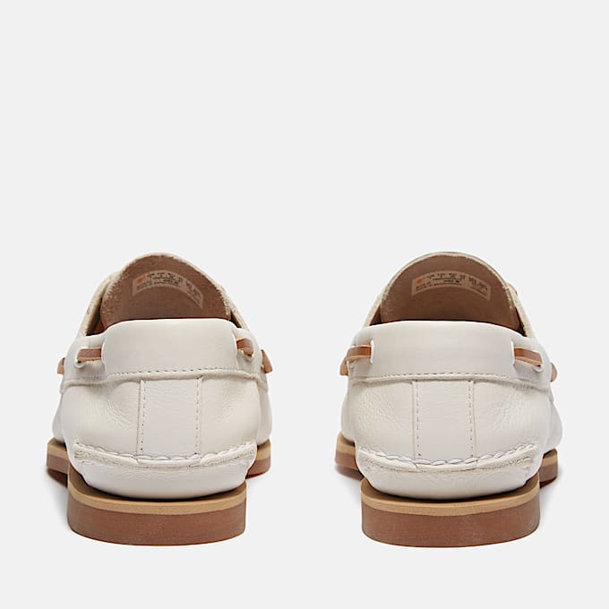 Nutico clsico Timberland para mujer en blanco TBL blanco ALT5