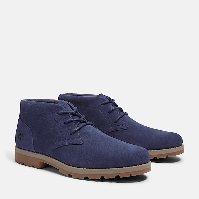 Bottine mi-haute à lacets Britton Square pour homme en bleu