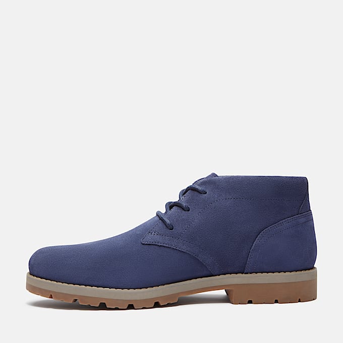 Bottine mi-haute à lacets Britton Square pour homme en bleu