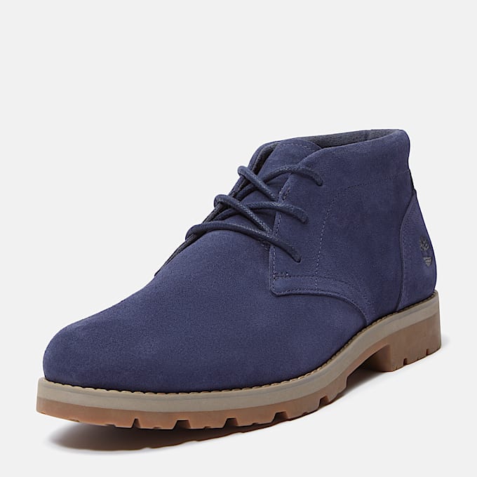 Bottine mi-haute à lacets Britton Square pour homme en bleu