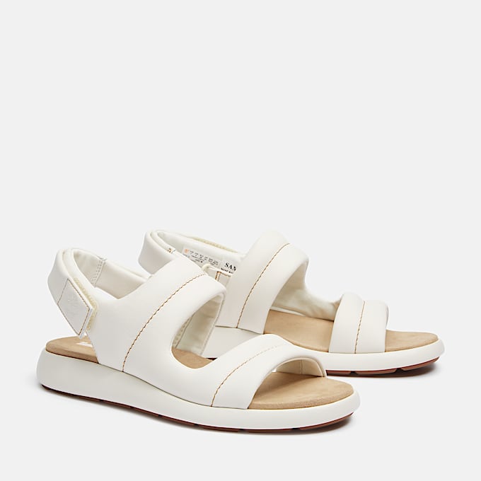 Belmar Waves Backstrap Sandal for Women in White