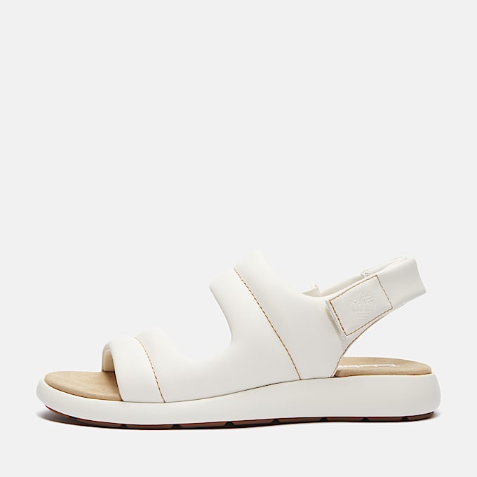 Belmar Waves Backstrap Sandal for Women in White
