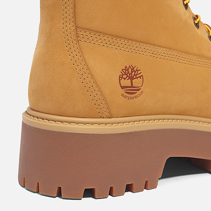 Botas impermeables con plataforma y forro cálido Stone Street para mujer en amarillo