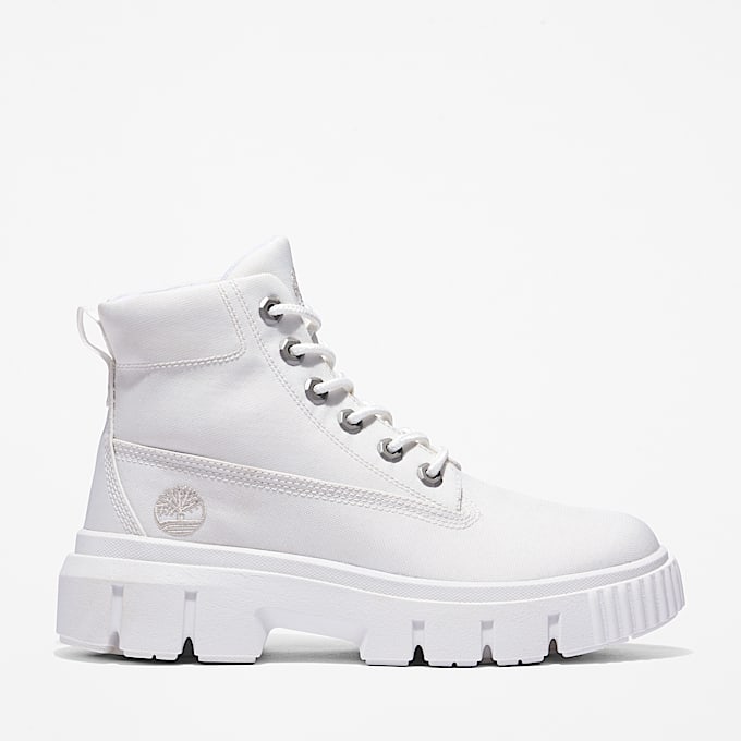 Halbhoher Greyfield Stiefel für Damen in Weiß - 1