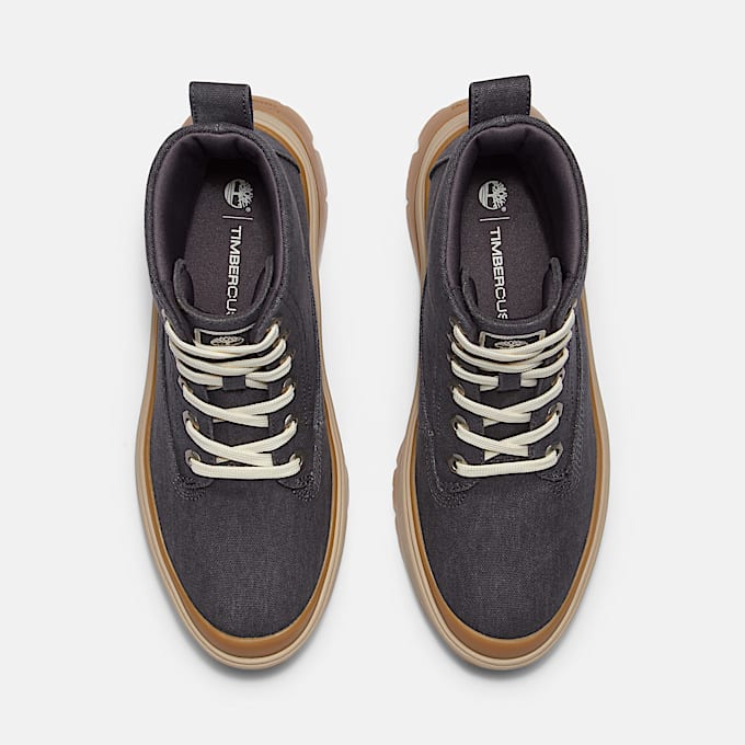 Roxie Lane Mid Lace-Up Boot for Women in Dark Grey