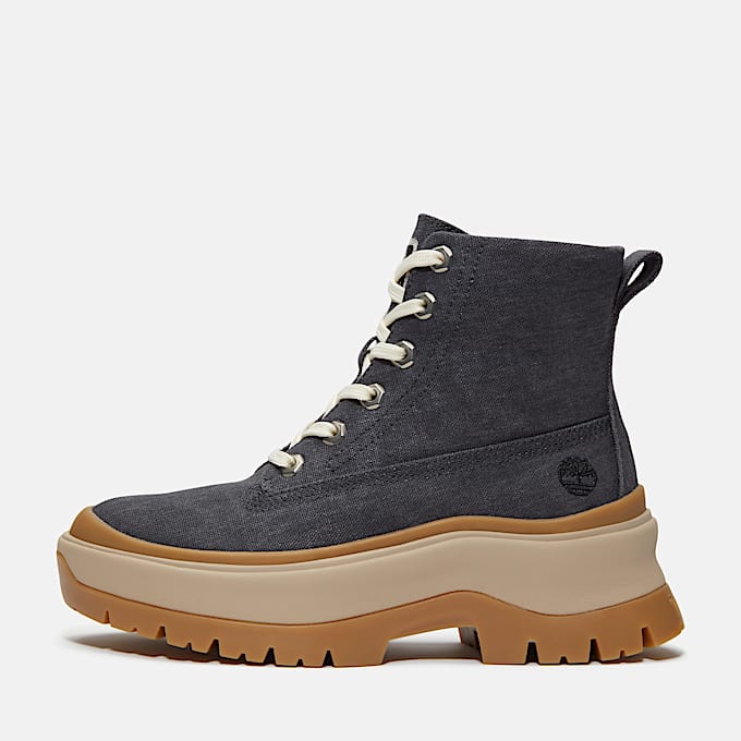 Roxie Lane Mid Lace-Up Boot for Women in Dark Grey