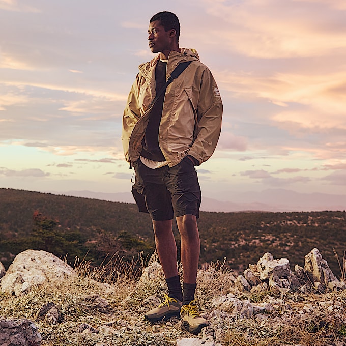 Wasserdichte Winnick Shell-Jacke für Herren in Beige