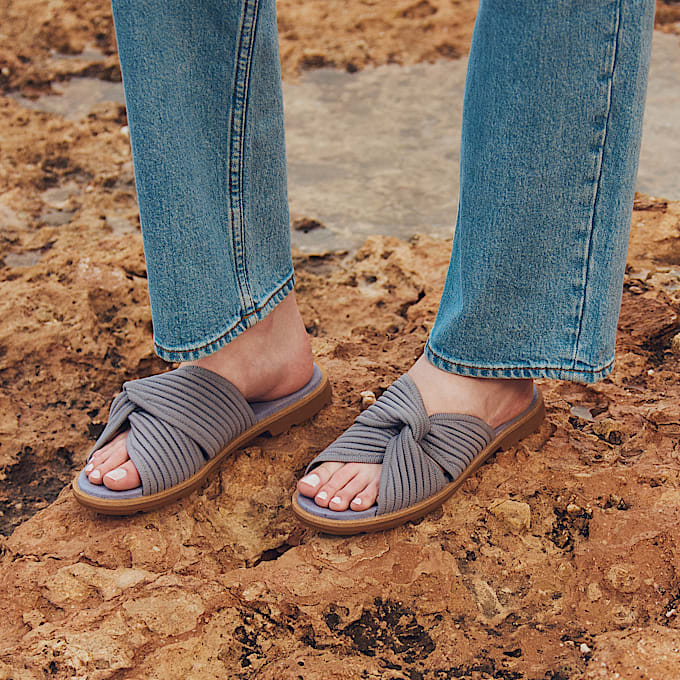 Calista Bay Slide Sandale für Damen in Violett
