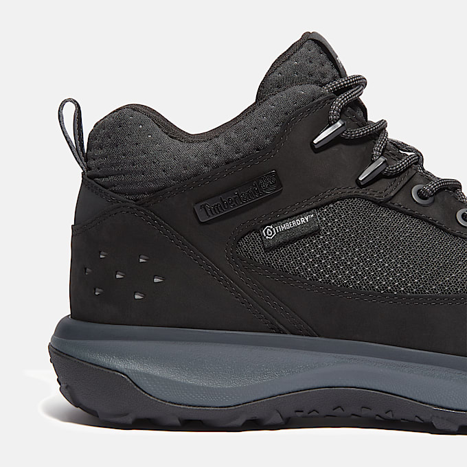 TimberCush Motion 7 Laceup Trainer for Men in Black TBL Black ALT7