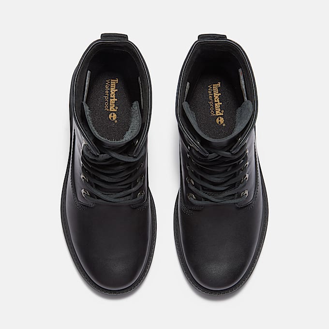 Timberland Premium 8Inch Waterproof Boot for Women in Black TBL Black ALT2