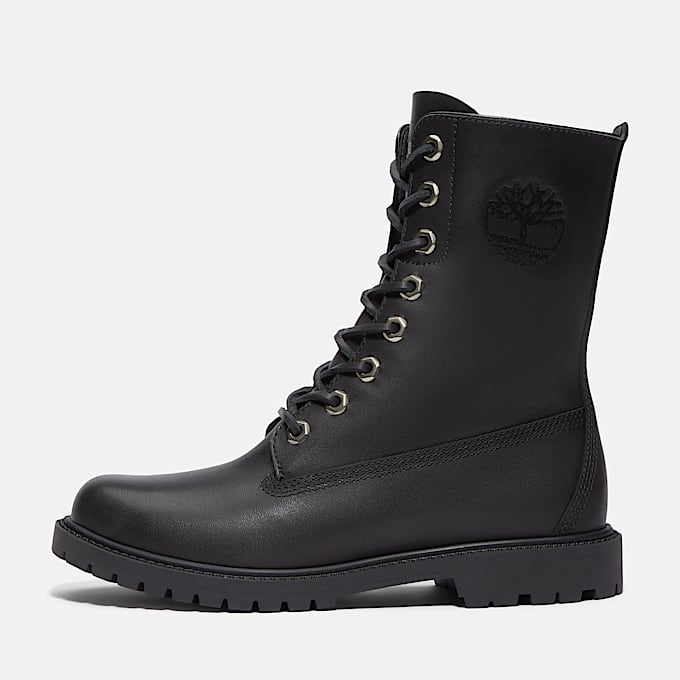 Timberland Premium 8Inch Waterproof Boot for Women in Black TBL Black ALT8