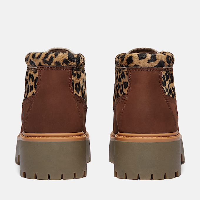 Leopard Platform Stone Street Chukka Boot for Women in Brown TBL Brown ALT5