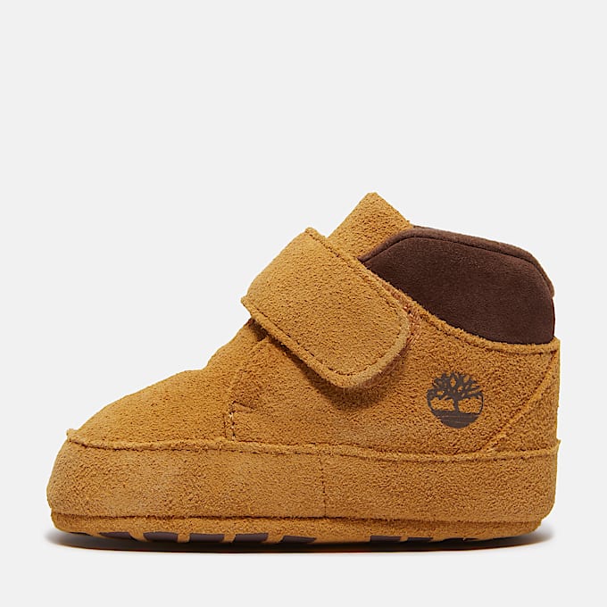 Chausson pour bébé en jaune/marron