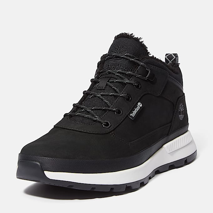 Field Trekker Warm Lined Trainer for Men in Black TBL Black ALT9
