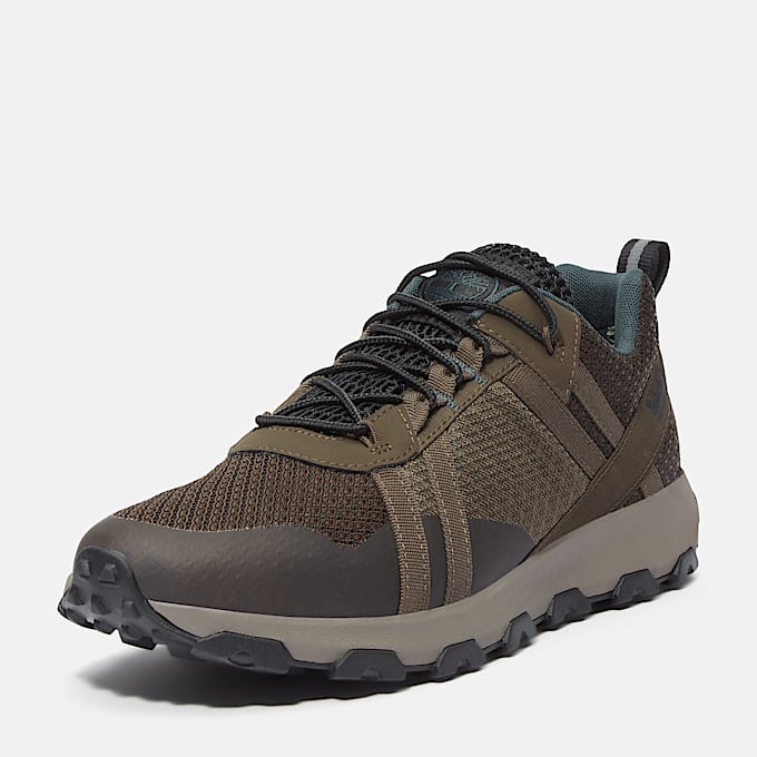 Winsor Trail Waterproof Trainer fr herr i mrkbrun TBL Brun ALT9