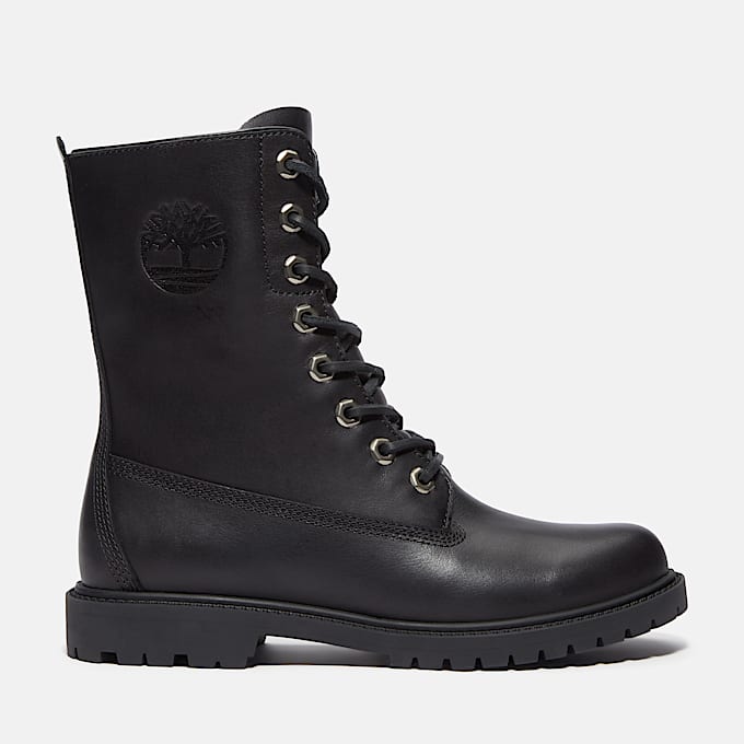 Timberland Premium 8Inch Waterproof Boot for Women in Black TBL Black HERO