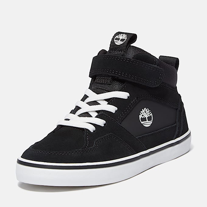 Stone Jump HookandLoop Trainer for Toddler in Black TBL Black ALT9