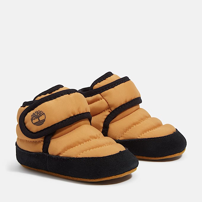 Crib Bootie with synthetic ReBOTL material for Infant in Yellow TBL Yellow ALT4