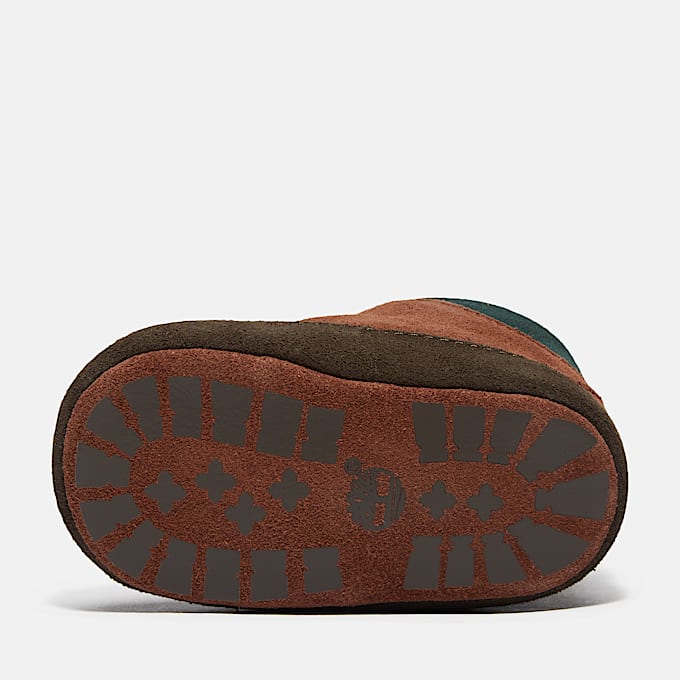 Suede Crib Bootie for Infant in Brown TBL Brown ALT3