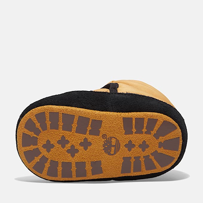 Crib Bootie with synthetic ReBOTL material for Infant in Yellow TBL Yellow ALT3