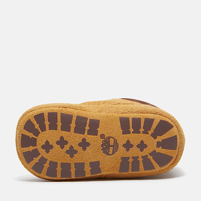 Chausson pour bébé en jaune/marron
