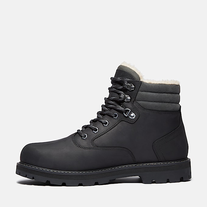Bottine imperméable à doublure chaude Britton Road pour homme en noir