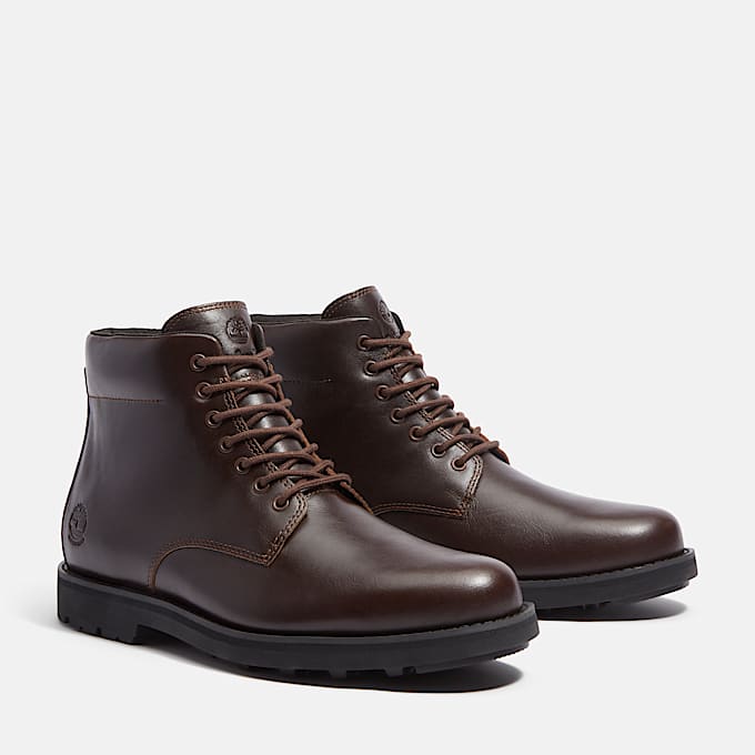 Alden Brook Waterproof Boot for Men in Dark Brown TBL Brown ALT4