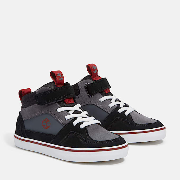 Stone Jump Sneaker mit Klettverschluss fr Kleinkinder in Dunkelgrau TBL Grau ALT4