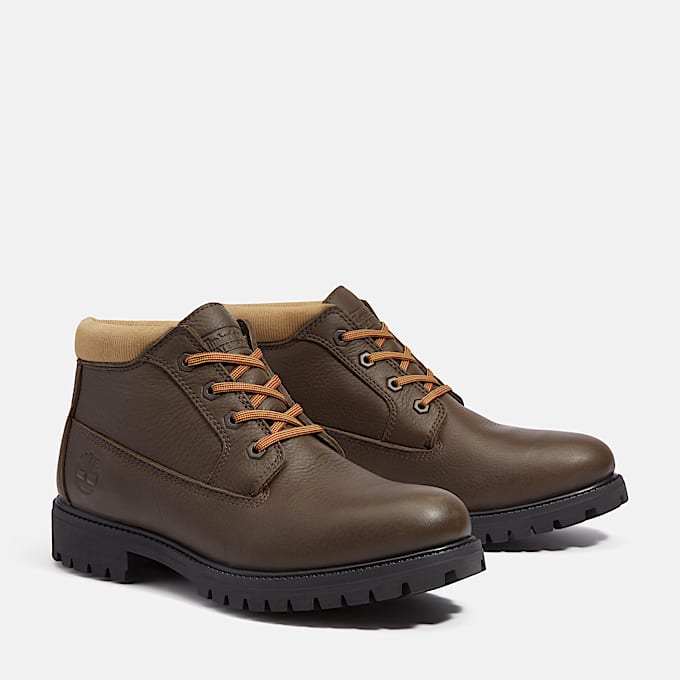 Timberland Premium Waterproof Chukka Boot fr herr i mrkbrun TBL Brun ALT4