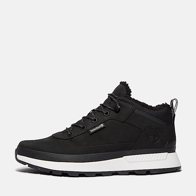 Field Trekker Warm Lined Trainer for Men in Black TBL Black ALT8