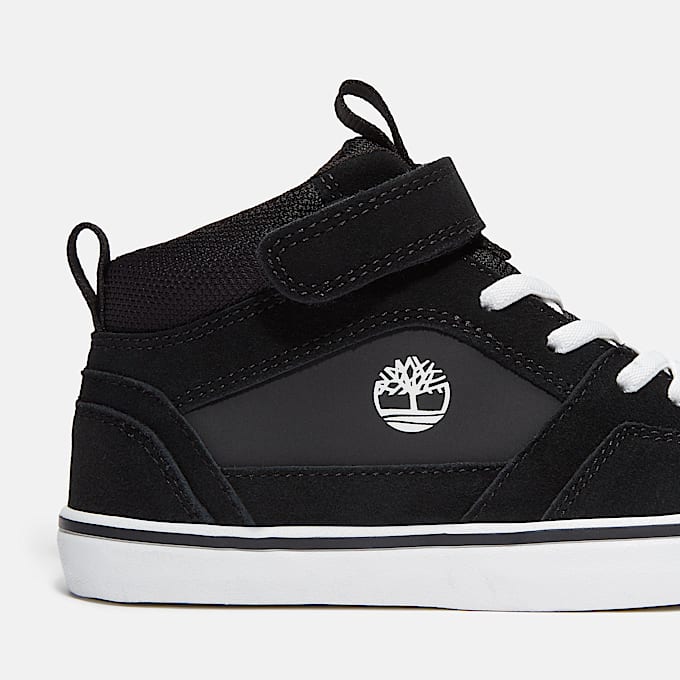 Stone Jump HookandLoop Trainer for Toddler in Black TBL Black ALT7