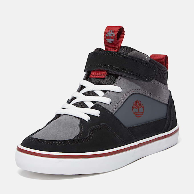 Stone Jump Sneaker mit Klettverschluss fr Kleinkinder in Dunkelgrau TBL Grau ALT9