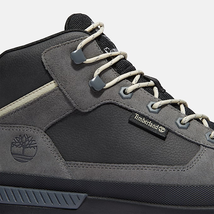 Field Trekker Mid Trainer for Men in Grey/Dark Blue