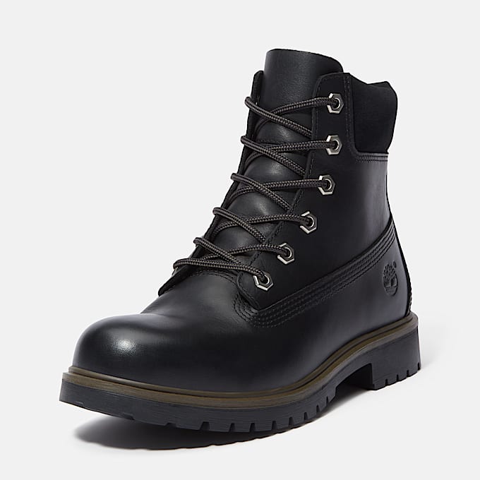 Wasserdichter Timberland 25 6Inch Boot fr Damen in Schwarz TBL Schwarz ALT9