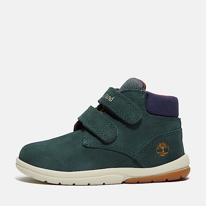 Toddle Tracks Hook  Loop Boot for Toddler in Dark Green TBL Green ALT8