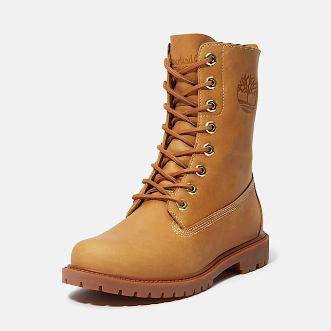 Timberland Premium 8Inch Waterproof Boot for Women in Yellow TBL Yellow ALT9