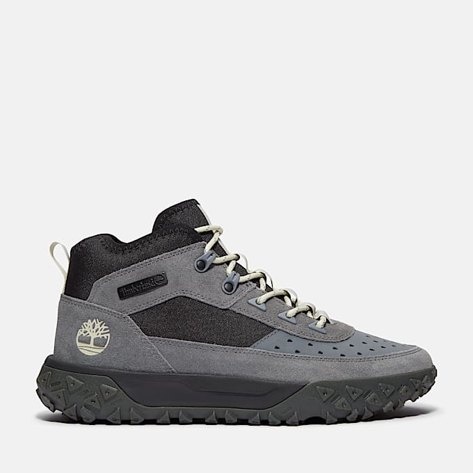 Halbhoher GREENSTRIDE Motion 6 Sneaker fr Herren in GrauSchwarz TBL Grau HERO