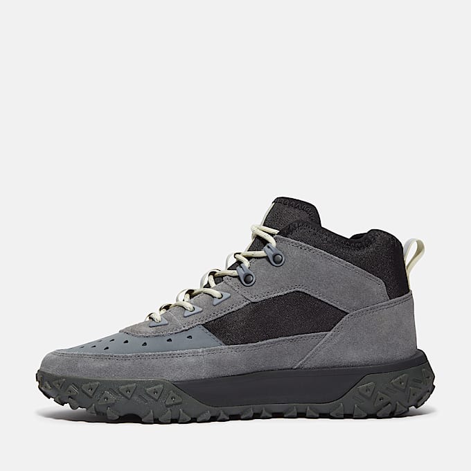 Halbhoher GREENSTRIDE Motion 6 Sneaker fr Herren in GrauSchwarz TBL Grau ALT6