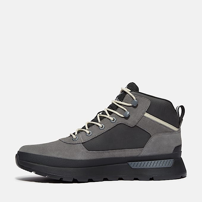 Field Trekker Mid Trainer for Men in Grey/Dark Blue