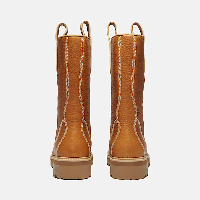 Waterdichte Hoge Pull-On Boot met Vibram-zool voor heren in geel