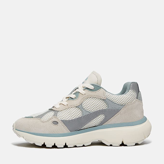 Hazel Lane Trainer for Women in BeigeLight Blue TBL Beige ALT6