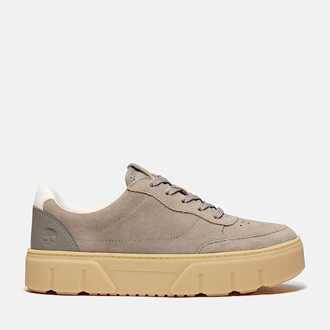 Laurel Court Lace Up Trainer for Women in Grey - 1