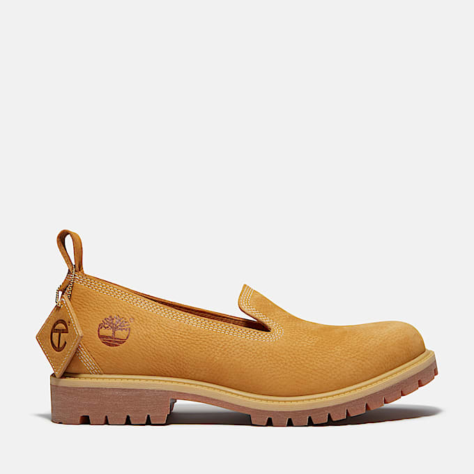 Timberland x Telfar Premium SlipOn Shoe in Yellow TBL Yellow HERO