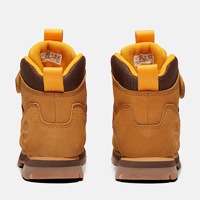 Euro Rock Mid Hook-and-Loop Boot for Youth in Yellow