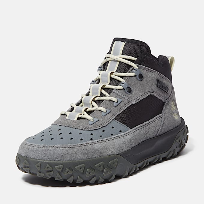 Halbhoher GREENSTRIDE Motion 6 Sneaker fr Herren in GrauSchwarz TBL Grau ALT9